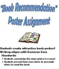 Book Recommendation Poster Words For Teacher Literature Lessons Teaching Literature