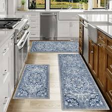 Kitchen Rug Set With Non Slip