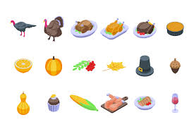 In this page you can find 40+ thanksgiving turkey icon images for free download. Thanksgiving Turkey Icons Set Isometric Style By Ylivdesign Thehungryjpeg Com