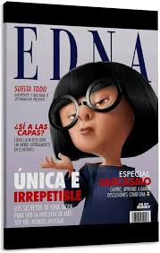 Edna Mode B Canvas Poster Bedroom Decor Sports Landscape Office Room Decor  Gift Frame-style24x36inch(60x90cm) : Amazon.ca: Home