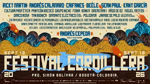 Festival Cordillera 2026: Ricky Martin, Caifanes y más llegan a Bogotá