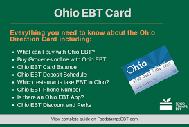 Ohio Ebt Card - Food Stamps Ebt