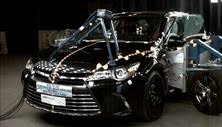 Award applies only to vehicles with optional front crash prevention and specific headlights. 2017 Toyota Camry 4 Dr Fwd Nhtsa