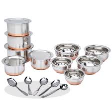 Buy 15 Pcs Copper Base Cook Serving Set Free 5 Pcs Kitchen Tool Online At Best Price In India On Naaptol Com Versatile by nature, these russet items do it all from assisting in meal prep to adding decor.
