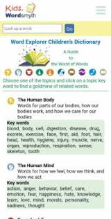 Wordsmyth Children S Dictionary Mobile App Wordsmyth Blog