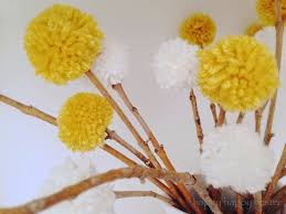 Maybe you would like to learn more about one of these? Pom Pom Yarn Flowers Happy Happy Nester