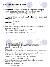 Bilangan kompleks rumus contoh soal dan jawaban matematika belajar. Sistem Bilangan Real Dan Fungsi Pdf