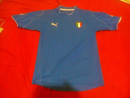 Italy national football team vintage classic retro football shirts,soccer jerseys, online store from footuni japan. Italy Home Football Shirt 2003 2004