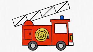 How to draw simple dump truck step by step, learn drawing by this tutorial for kids and adults. How To Draw A Fire Truck Fire Truck Drawing Truck Drawing Fire Trucks