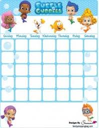 Free Printable Bubble Guppies Calendar Kids Potty Kids