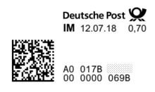 Eine briefmarke (einzeln auch kurz marke), in deutschland amtlich postwertzeichen. Internetmarke Wikipedia