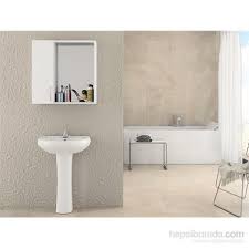 Kalite 18 mm yonga levhadan (suntalam) üretilmiştir. Luxxe Home Elmas Lavabo Ustu Aynali Banyo Dolabi Beyaz Fiyati