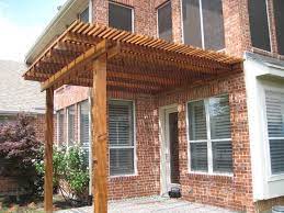 Wood Awning House Awnings Patio Awning House Front