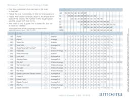 fillable online amoena breast form sizing chart medical