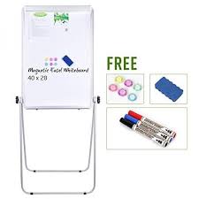 Stand Board 40x28 Inches Magnetic Whiteboard Double Sided