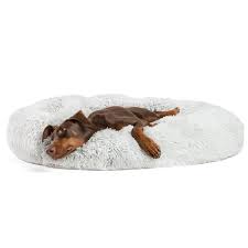 Best friends by sheri : Best Friends By Sheri Calming Donut Shag Cuddler Pet Dog Bed 45 X45 Frost Walmart Com Walmart Com