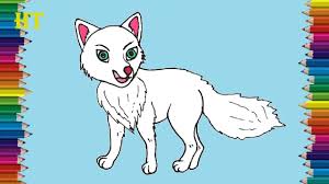 Learn how to draw a cute arctic fox! How To Draw A Arctic Fox Step By Step