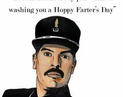 Allo Allo Father's Day Card • Officer Crabtree • Funny • Hoppy Farter's Day  • Good Moaning • BBC Sitcom • Policeman