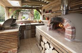 Garten Pizzaofen Party Bereich Grill Theke Bar Pizzaofen Bauen Design Fur Aussenkuche Pizzaofen