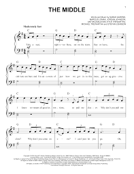 Zedd Maren Morris Grey The Middle Sheet Music Notes Chords Score Download Printable Pdf Saxophone Sheet Music Sheet Music Notes Sheet Music