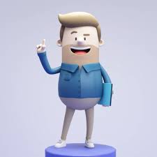 Characters 3d Model C4d Design Cinema4d Illustration Office Man Character Design Animation 3d Character Simple Character