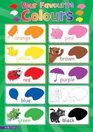 Your Favourite Colours Ideal For Bedrooms Playrooms Preschool Colors Colours Favorite Color