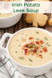 Irish Potato Leek Soup Recipe Leek Soup Potato Leek Soup Food