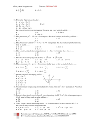Download soal akm 2021 semua mata pelajaran sma pdf doc. Soal Matematika Kelas X Sma
