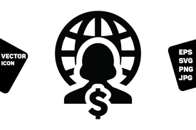 Download Dollar Icon Vector Globe Sign Female Graphic By Tuktuk Design Creative Fabrica SVG Cut Files