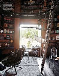 20 000 Leagues Under The Sea Inspired Home Library Home Library Elle Decor Inspired Homes