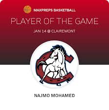 NAJMO MOHAMED's Crawford High School Career Home