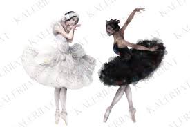 Black And White Swan Ballet Black And White Swans Watercolor Ballet Graphic By Kaleriiatv Creative Fabrica In 2020 Graphic Illustration Illustration Design Black And White