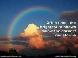 Quote rainbow after the rain. Pin By Dawn Knoll On Quotes With Pictures Wisdom Quotes Funny Memorable Quotes Christian Poems