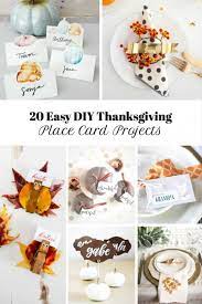 There's a lot to do when hosting thanksgiving dinner, however, so place cards should not be complicated. Decorating A Table For Thanksgiving Place Card Ideas Shabbyfufu Com