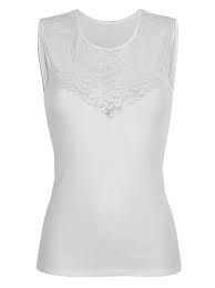 Sie sind auf der suche nach einem ärmellosen damen verlieren sie keine zeit und bestellen sie ihr ausgewählten blazershirt noch heute online bei sieh an! Blue Moon Blazershirt Mit Aufwandigem Spitzeneinsatz Am Dekollete Happy Size