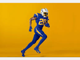 Other great ideas for text: La Chargers Reveal New Uniforms For First Season At Sofi Stadium Hollywood Ca Patch