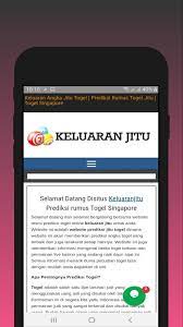 Togel Hari Ini For Android Apk Download