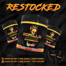 Gorilla workout app makes it easy to squeeze in your daily exercise on a lunch break, before going out, or after you've put the kids. Gorilla Mind On Twitter Gorilla Mode Fruit Punch Is Back Https T Co W9vpqmm7rh Restocked And On Sale For 39 Buy Three For 99 You Ll Want To Stock Up Before It Sells Out Again Free