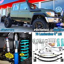 Superior Remote Reservoir Superflex 4 Inch Lift Kit Suitable For Toyota Landcruiser 78 79 Series V8 8 2016 On Superior Engineering Lift Kits Land Cruiser Superior Engineering