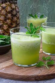 Pineapple Mint Juice Recipe Juicer Recipes Pineapple Mint Juicing Recipes