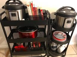 6 Instant Pot Storage Solutions Besides The Beloved Target Cart Pot Storage Kitchen Appliance Storage Pot Organization