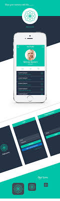 Ios App Concept For User Profile Details Sharing Copyright Goes To Www Elegantmedia Com Au Android App Development App Development App Development Companies