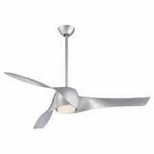 Minka Aire 58 Artemis 3 Blade Ceiling Fan Light Kit Included Ceiling Fan Silver Ceiling Fan Fan Light Kits