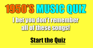 Our 1950s music trivia questions and answers will take you back to the music of the 50s. 1950 S Music Trivia Quiz