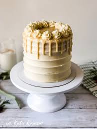 Rum Spiked Eggnog Cake With Cream Cheese Buttercream Katie Rosario Recipe Eggnog Cake Christmas Desserts Easy Christmas Cake