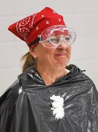 32 photos: Westwood teachers take pies to face
