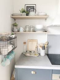 Avant Apres Ma Cuisine Au Style Anglais Moderne Etagere Murale Bois Mobilier De Salon Meuble Haut