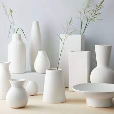 Modern Furniture Home Decor Home Accessories West Elm Ceramic Vases Design White Ceramic Vases Vases Decor