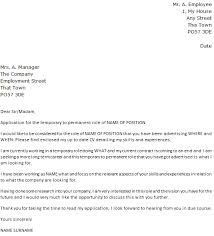 Conditions of employment, such as. Temporary To Permanent Position Request Letter How To Draft A Letter For Permanent Employment