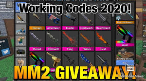 Get free blade and domestic pets using these valid codes supplied downward beneath. Mm2 Code June 2021 Redeem Chroma Lightbringer In Mm2 Tutorial Free Working Lagu Timur